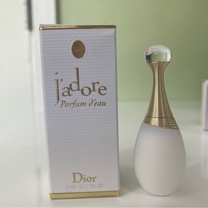 DIOR J'adore Parfum d'eau mini travel splash 5 ml / 0.17 / .17 oz